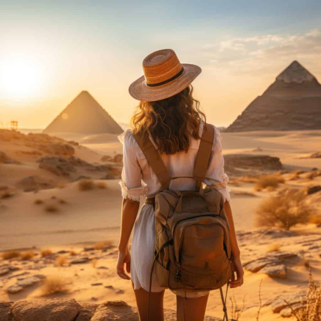 vecteezy adventurous soul discovering historical wonders 29564980 1