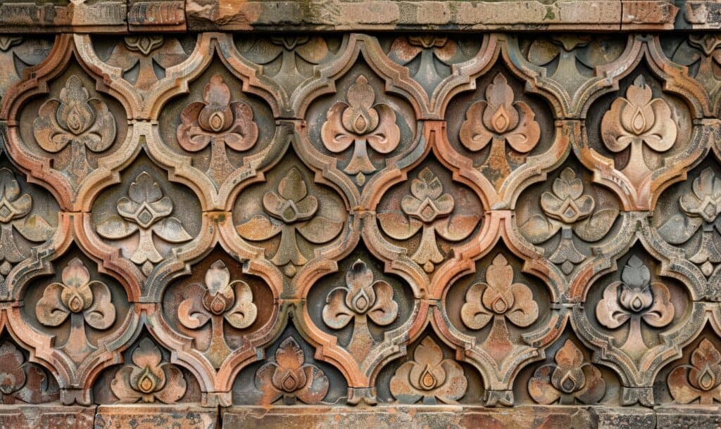 Fragment of the facade of an old brick building with a decorative ornament.How Many Castles Are in Germany? Explore German Castle History