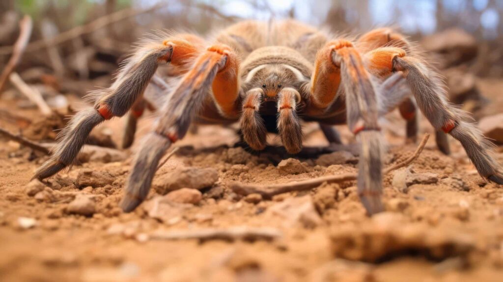 Ground Spider Up Close Macro View, Biggest Spider in Australia