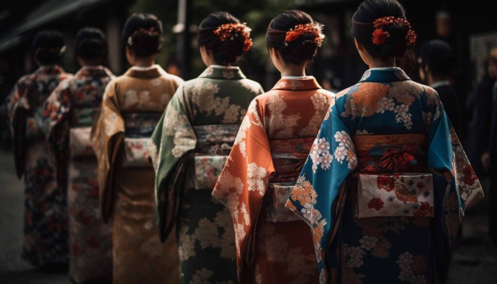 Indigenous culture celebrates spirituality with traditional clothing in outdoor ceremony. Things to Buy in Japan