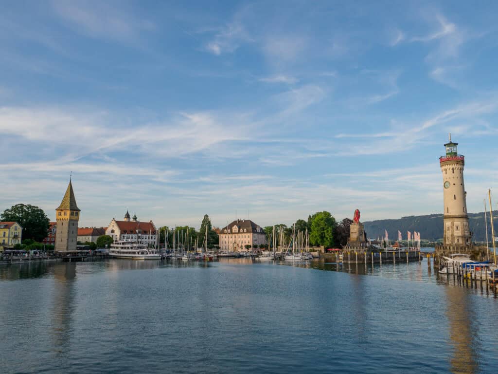 vecteezy lindau at the lake constance in germany 8597469