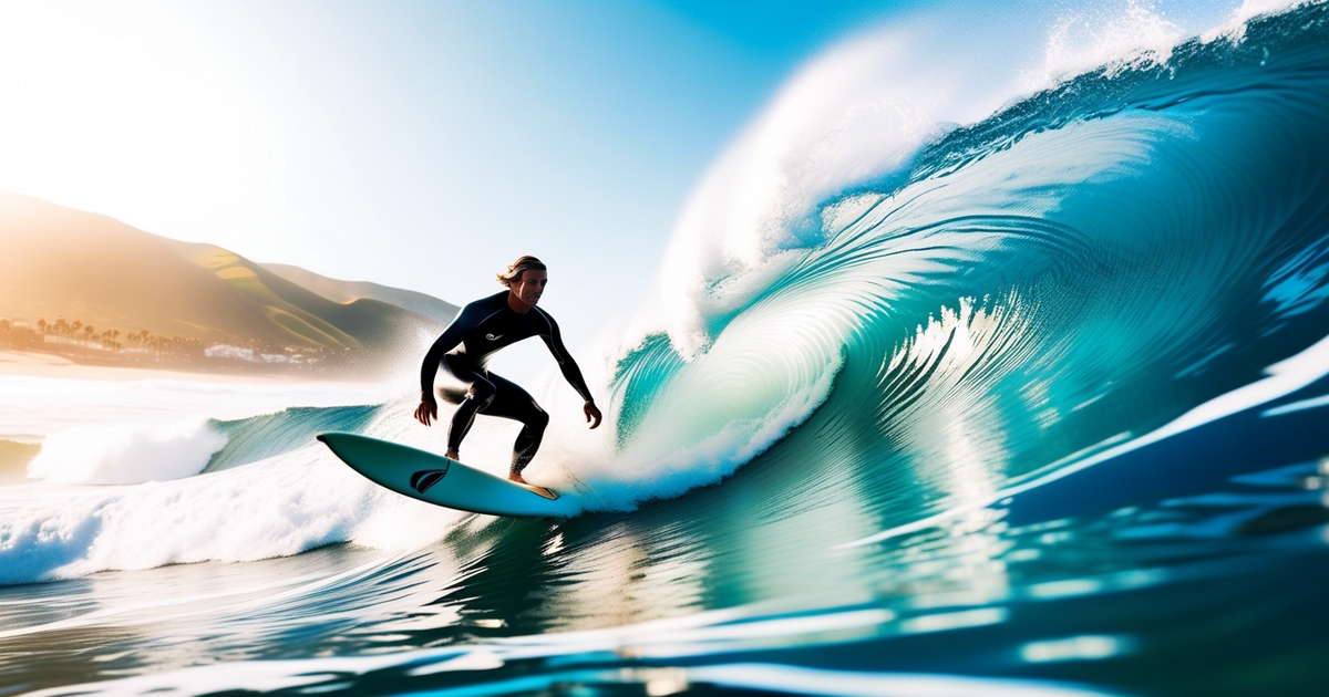 txt2img wRywfFTo8b sh a surfer riding a wave showcasing th